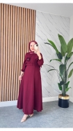 İlknur Elbise - Bordo