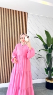 Gülşen Elbise - Toz Pembe