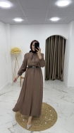 Yeni Destan Elbise - Latte