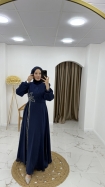 Zehra Abiye Elbise - Lacivert