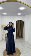 Zehra Abiye Elbise - Lacivert