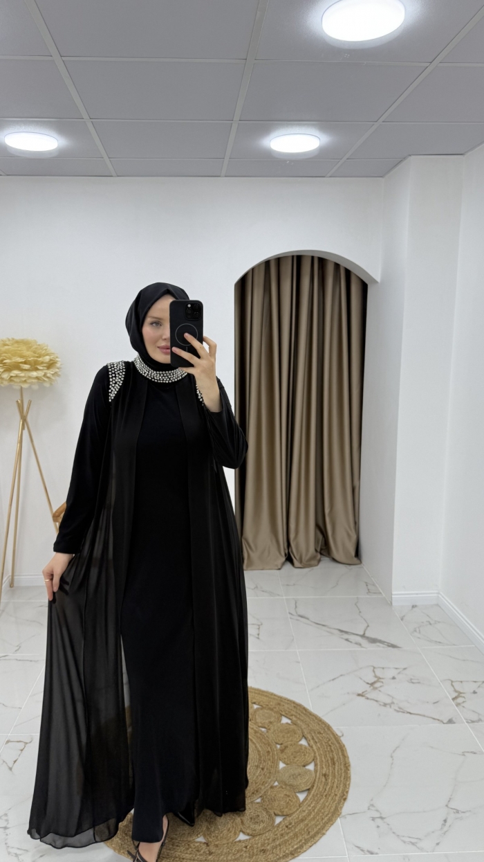 Züleyha Abaya - Siyah