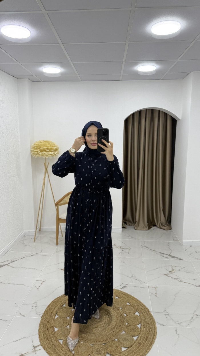 Yeni Çapa Viskon Elbise