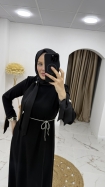 Erva Elbise - Siyah
