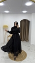 Burçak Abiye Elbise - Siyah