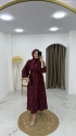 Billur Elbise - Bordo