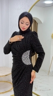 Müjde Abiye Elbise - Siyah