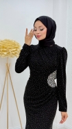 Müjde Abiye Elbise - Siyah