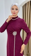 Lavin Abiye Elbise - Bordo