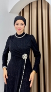 Lavin Abiye Elbise - Siyah