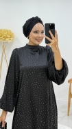 Kardelen Elbise - Siyah
