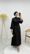 Kardelen Elbise - Siyah