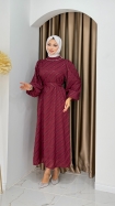 Talya Elbise - Bordo