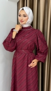 Talya Elbise - Bordo