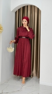 Yeni Destan Elbise - Bordo