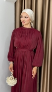 Yeni İmre Elbise - Bordo