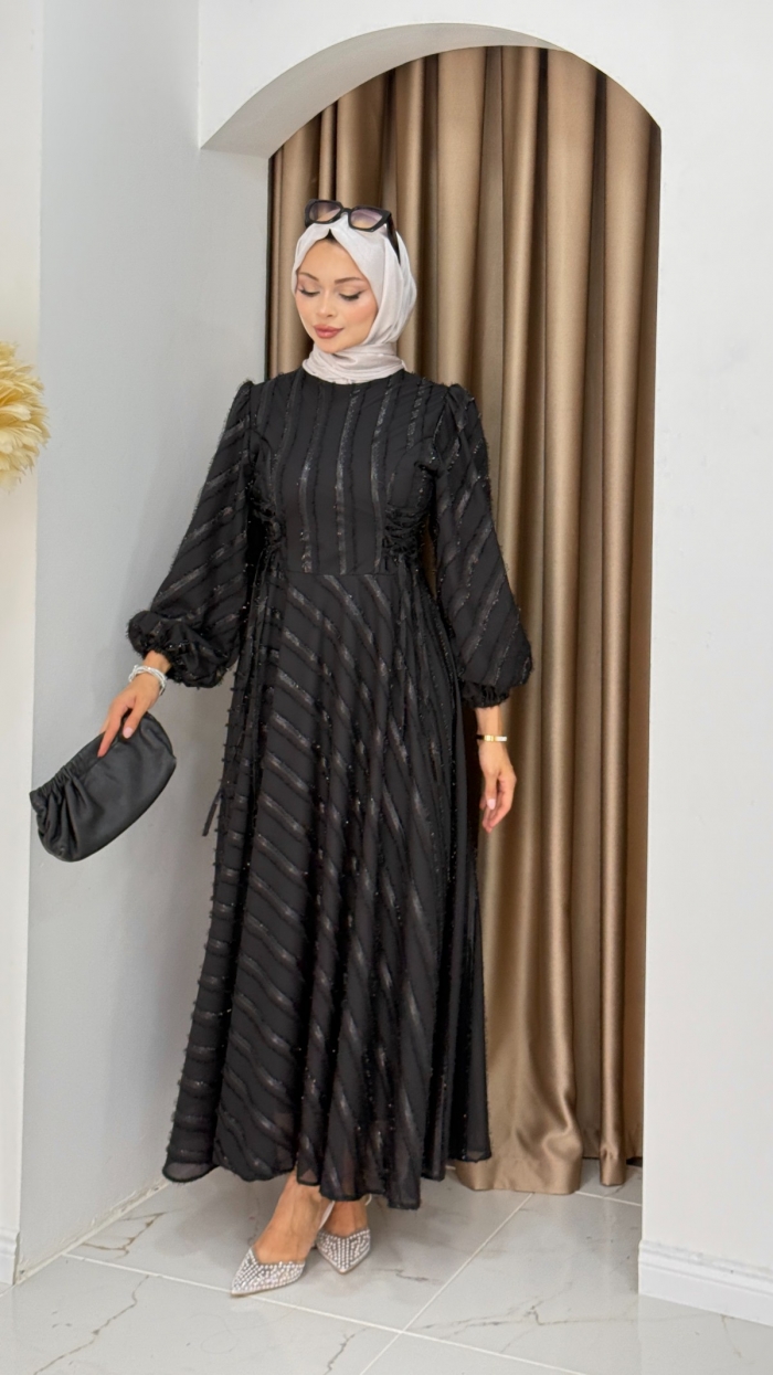 Mesia Elbise - Siyah