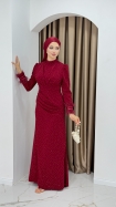 Elçin Abiye Elbise - Bordo