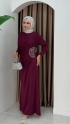 Hürrem Abiye Elbise - Bordo