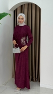 Hürrem Abiye Elbise - Bordo