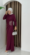 Hürrem Abiye Elbise - Bordo