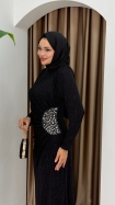 Hürrem Abiye Elbise - Siyah