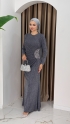 Hürrem Abiye Elbise - Gri