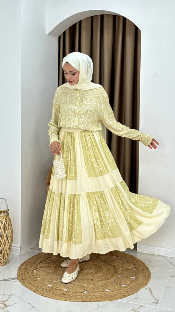 Beliz Viskon Takım - Sarı