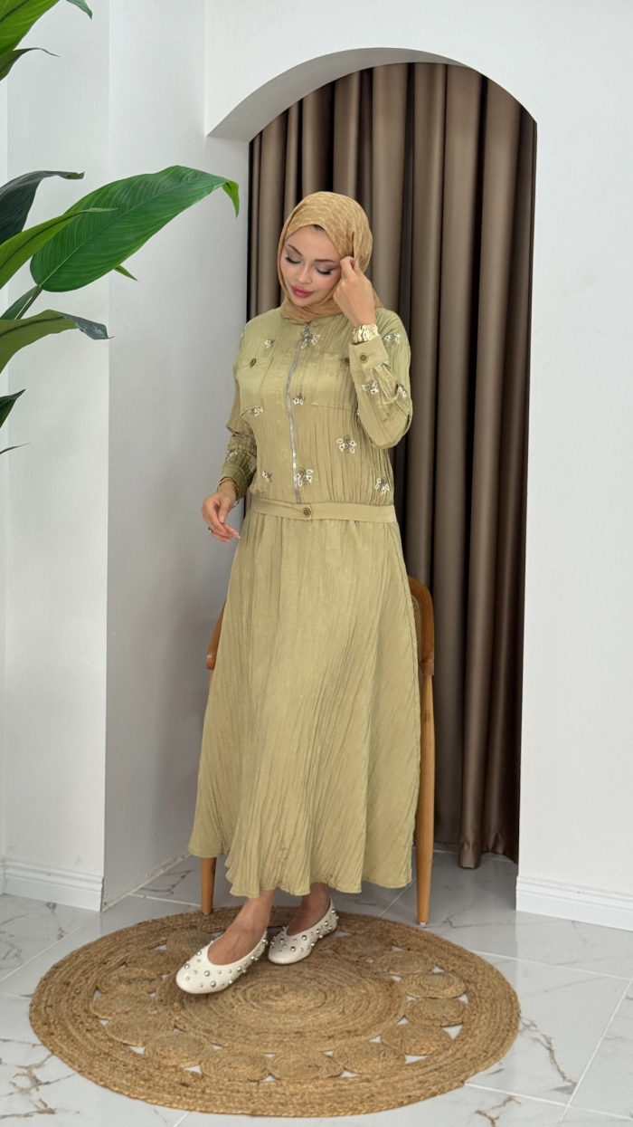 Yasmin Takım - Zeytin Yeşili