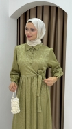 Demet Elbise - Yağ Yeşili