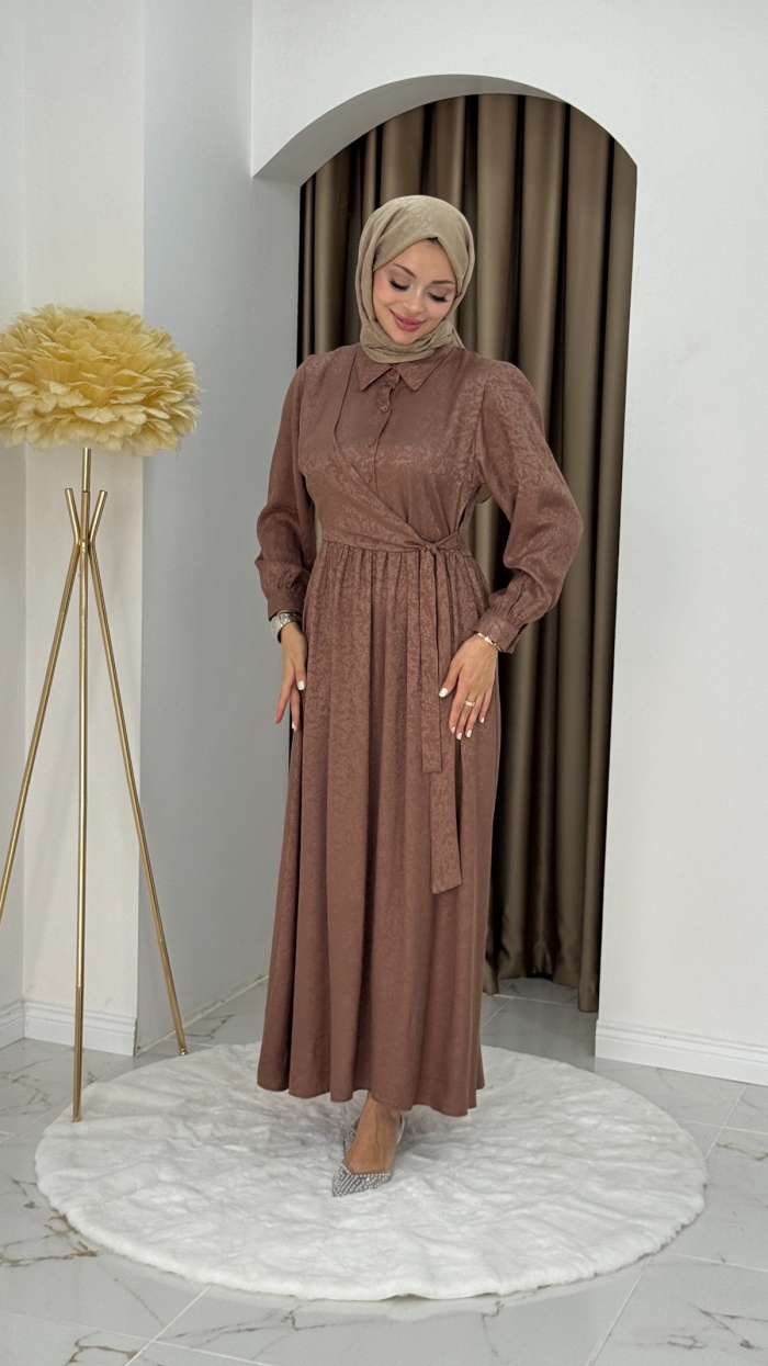 Demet Elbise - Kahve