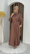 Demet Elbise - Kahve