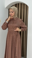 Demet Elbise - Kahve