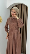 Demet Elbise - Kahve