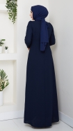 Nursema Elbise - Lacivert