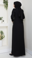 Nursema Elbise - Siyah