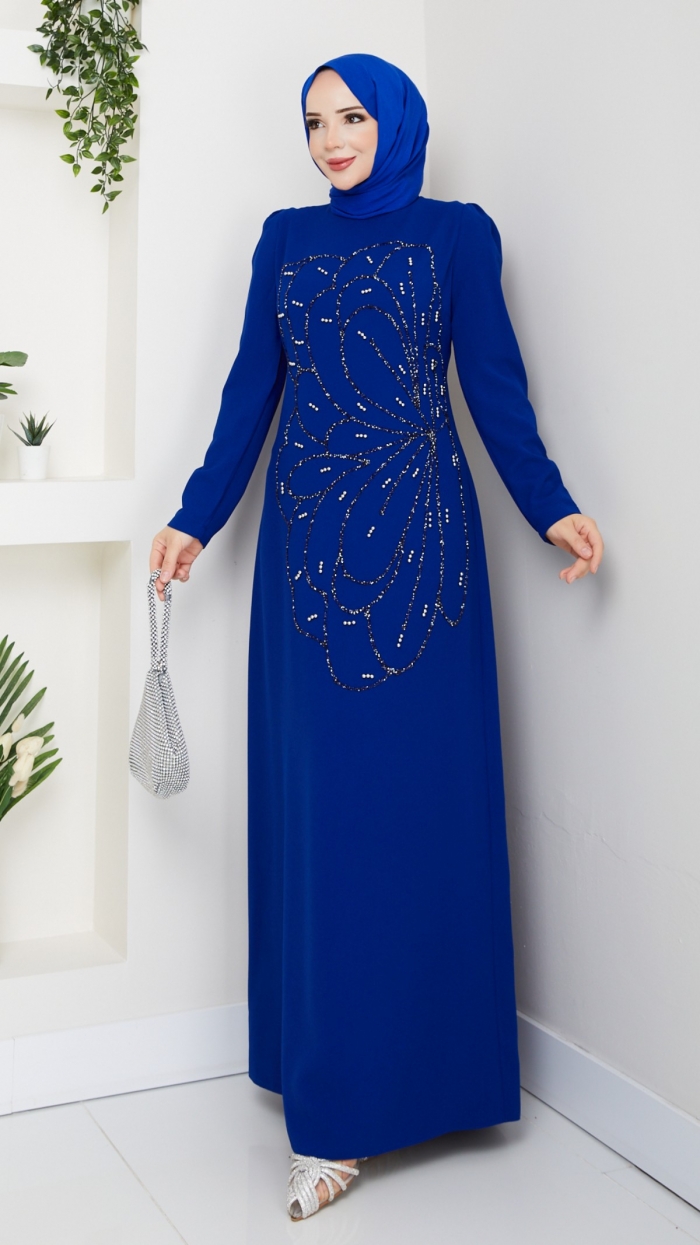 Nursema Elbise - Saks