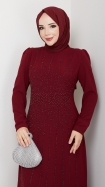 Bade Elbise - Bordo