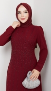 Bade Elbise - Bordo