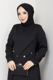 İrem Tesettür Elbise - Siyah