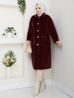 Selcan Standart Beden Kaban - Bordo