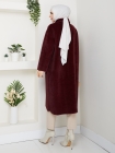 Selcan Standart Beden Kaban - Bordo