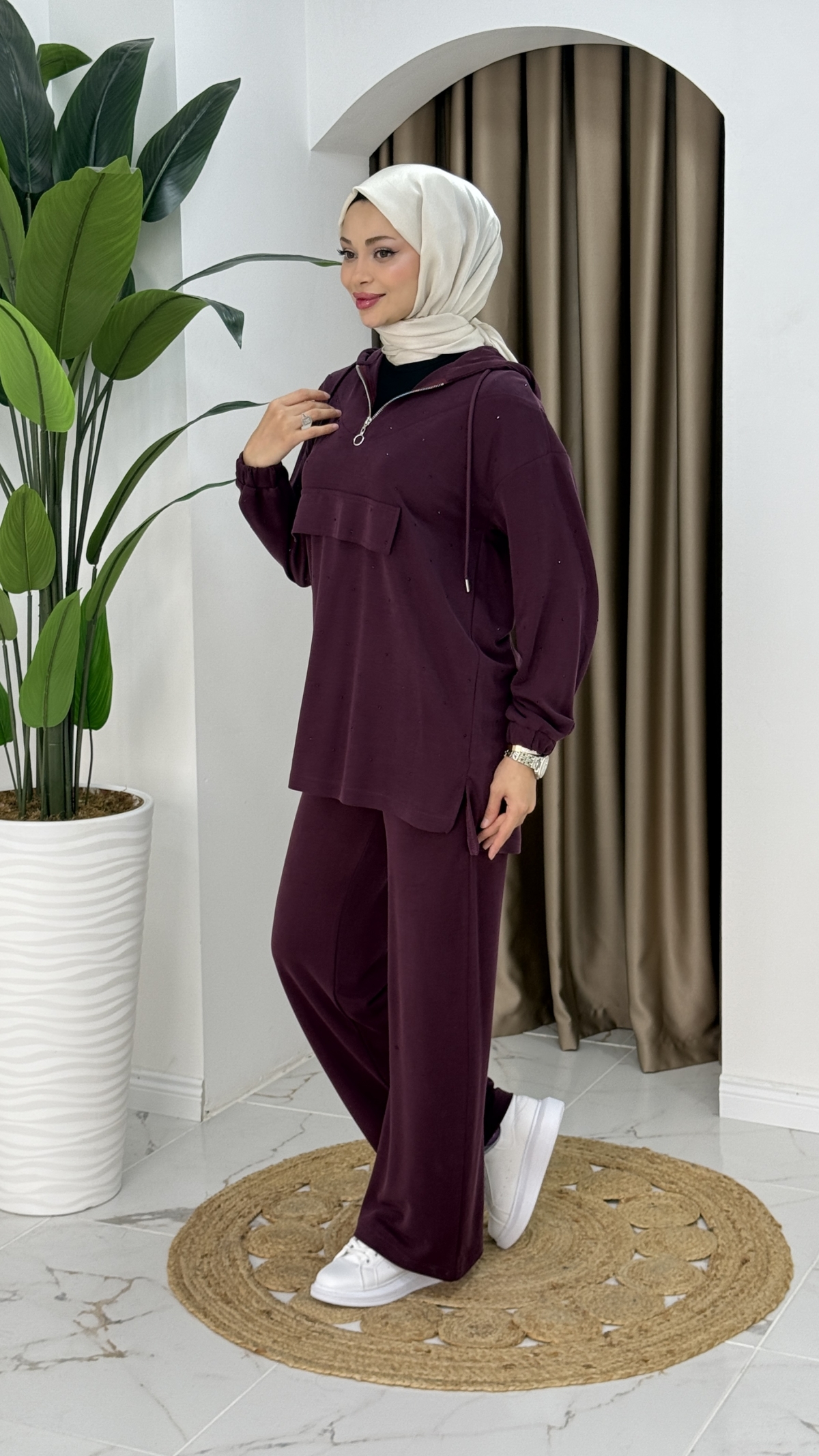 Elif İkili Takım - Mürdüm