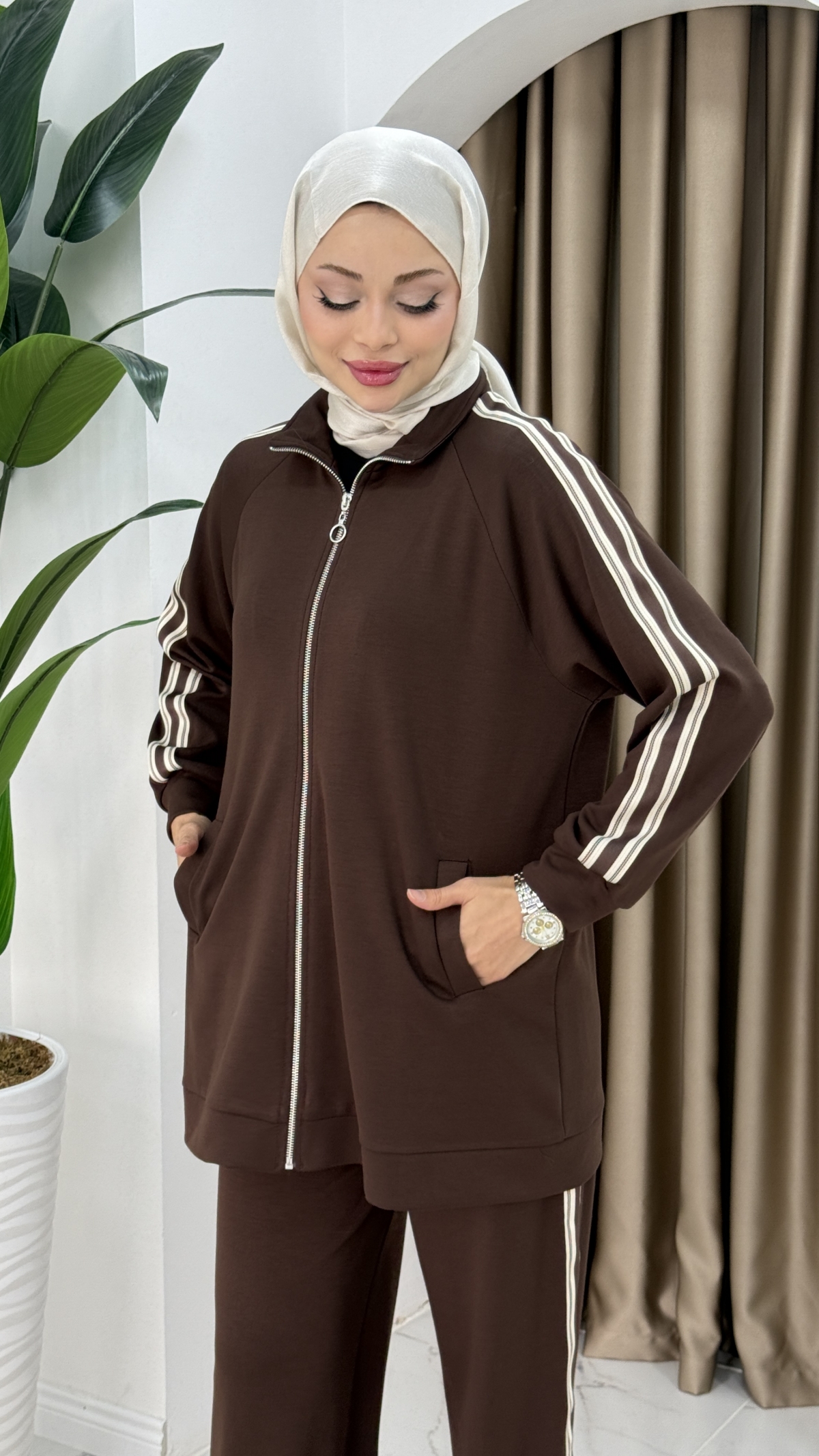 Öznur İkili Takım - Kahve