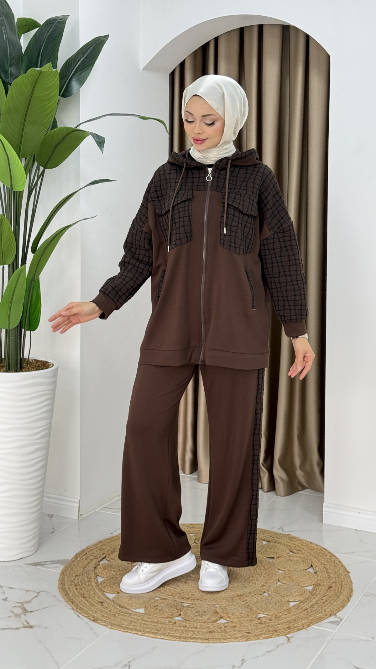 Şerife İkili Takım - Kahve