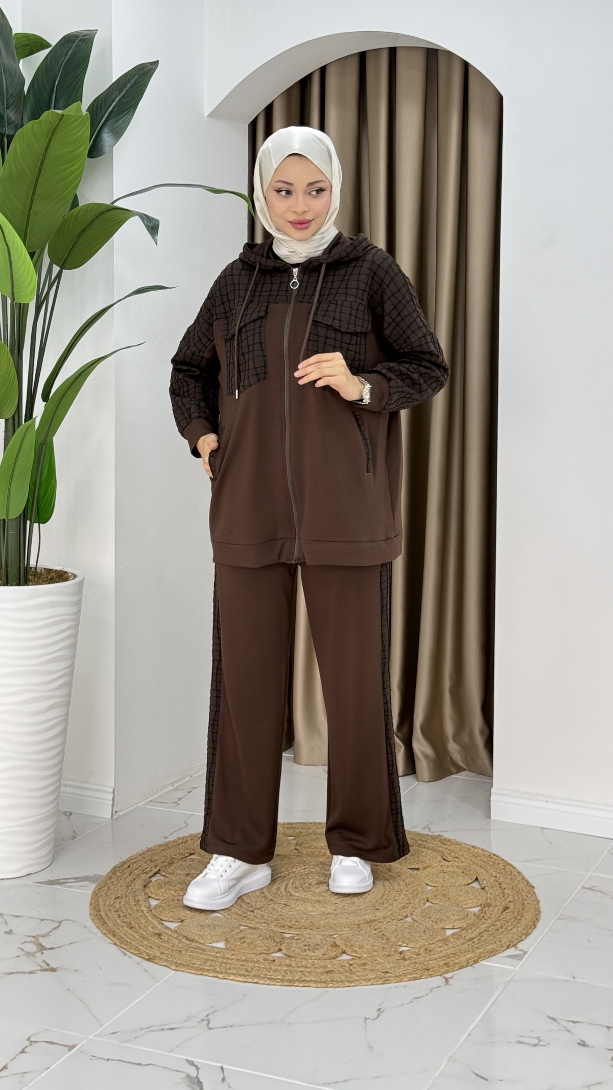 Şerife İkili Takım - Kahve