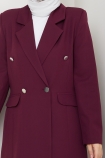 Yeni Beste Ceket Takım - Bordo