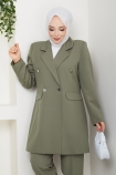 Yeni Beste Ceket Takım - Yeşil