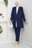 Yeni Beste Ceket Takım - Lacivert