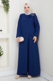 Tutku Pantolonlu Takım - Lacivert